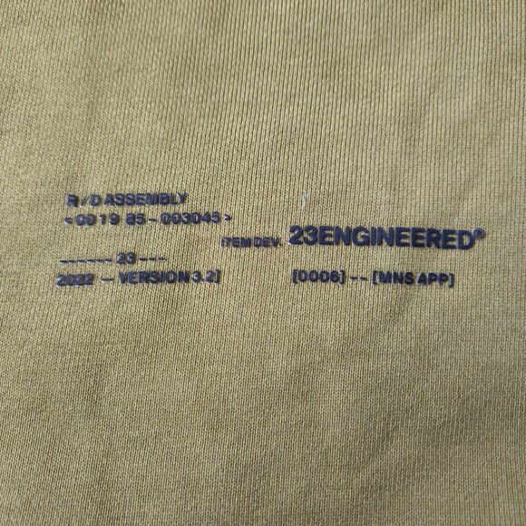 Jordan Brand 23 Engineered Hoodie Pullover olive camo green mens size Medium - Picture 7 of 13